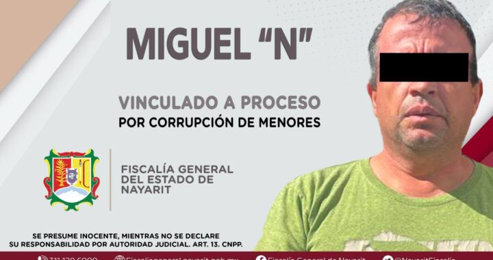 VINCULADO A PROCESO POR CORRUPCIÓN DE MENORES CONTRA UNA ADOLESCENTE.