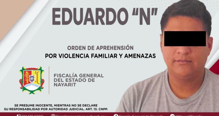 APREHENDIDO EN RUIZ POR VIOLENCIA FAMILIAR Y AMENAZAS.