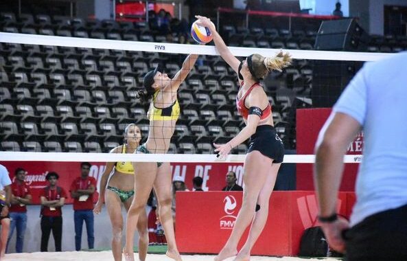 CON ÉXITO ARRANCO EL TOUR MUNDIAL DE VOLEIBOL DE PLAYA EN TEPIC.