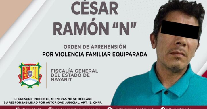 SE LE EJECUTA ORDEN DE APREHENSIÓN POR VIOLENCIA FAMILIAR EQUIPARADA.