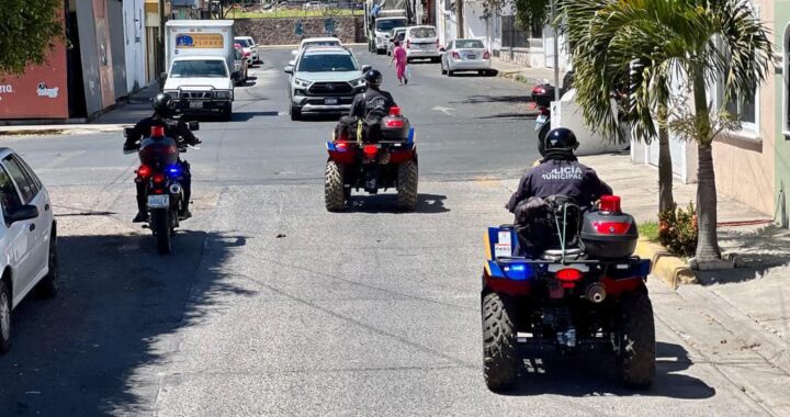 Mantiene Policía Tepic operativos de vigilancia y proximidad en la ciudad.