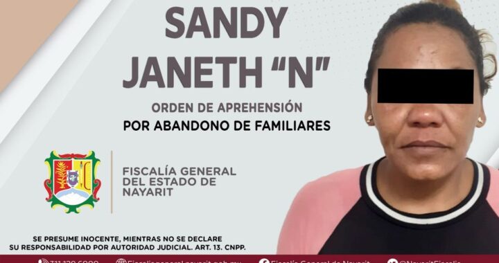 APREHENDIDA EN SAN BLAS POR ABANDONO DE FAMILIARES.