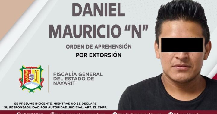 DETENIDO PRESUNTO RESPONSABLE DEL DELITO DE EXTORSIÓN.