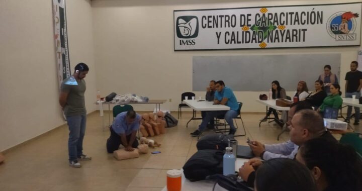 Capacita Gobierno del Estado de Nayarit a la empresa DICONSA y personal del IMSS en materia de Protección Civil.