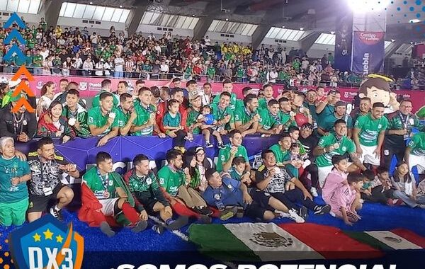 MÉXICO CAMPEÓN DEL MUNDO VARONIL EN FUT BOL 7.