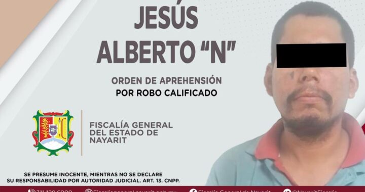 APREHENDIDO PROBABLE RESPONSABLE DE ROBO CALIFICADO.