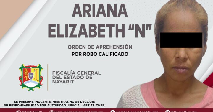 DETENIDA POR SU PROBABLE RESPONSABILIDAD EN EL DELITO DE ROBO CALIFICADO.