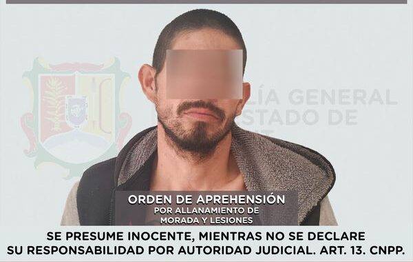 DETENIDO EN ACAPONETA POR ALLANAMIENTO DE MORADA Y LESIONES.