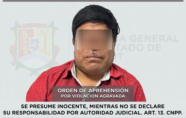 DETENIDO POR PRESUNTA VIOLACIÓN EN AGRAVIO DE UNA ADOLESCENTE.