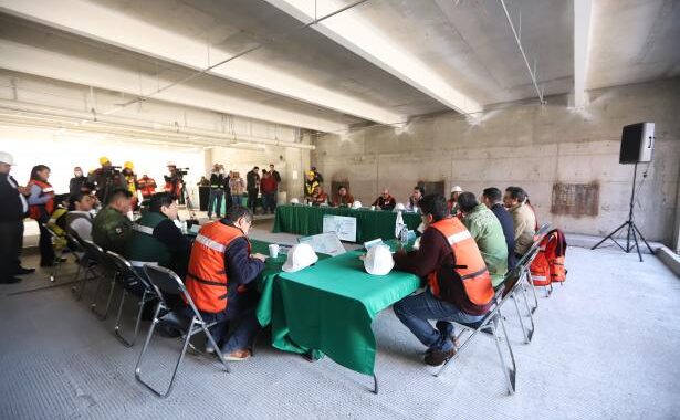 IMSS y Gobierno de la Ciudad de México supervisan avance de construcción del nuevo Hospital General Regional No. 25 “Zaragoza”.