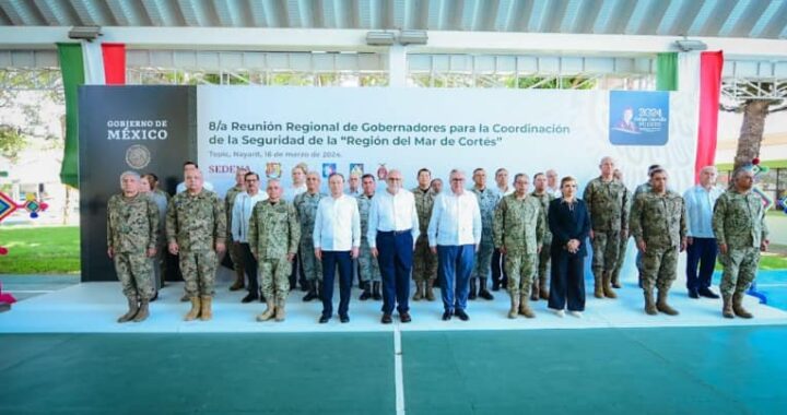 ENCABEZA MIGUEL ANGEL NAVARRO, REUNIÓN DE SEGURIDAD EN NAYARIT.