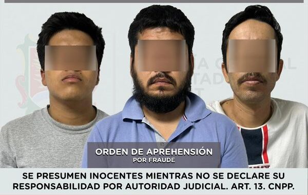 APREHENDIDOS PROBABLES RESPONSABLES DEL DELITO DE FRAUDE.