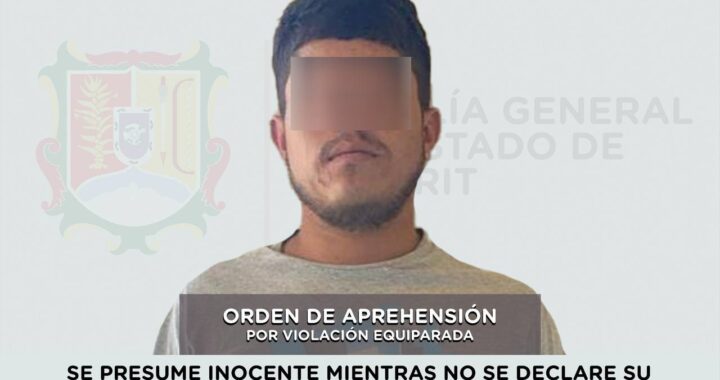 APREHENDIDO POR VIOLACIÓN EQUIPARADA EN AGRAVIO DE UNA ADOLESCENTE.