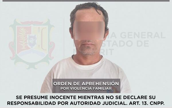 DETENIDO PRESUNTO RESPONSABLE DE VIOLENCIA FAMILIAR.