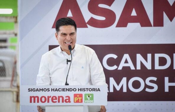 ENCABEZA PAVEL JARERO EXITOSA ASAMBLEA EN VILLA HIDALGO.