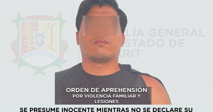 APREHENDIDO POR VIOLENCIA FAMILIAR Y LESIONES EN AGRAVIO DE UNA MUJER.