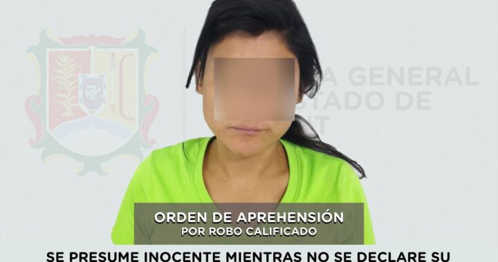 SE LE EJECUTA ORDEN DE APREHENSIÓN POR ROBO CALIFICADO,