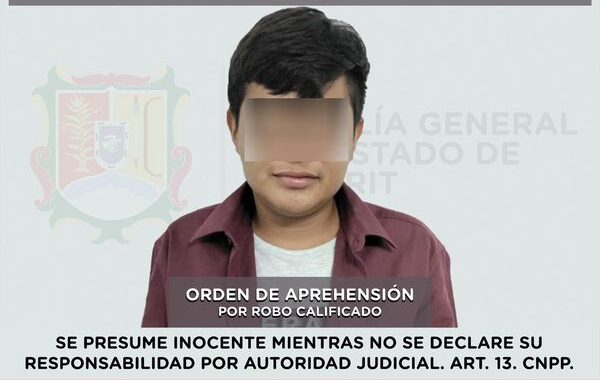 APREHENDIDO PRESUNTO RESPONSABLE DE ROBO CALIFICADO.