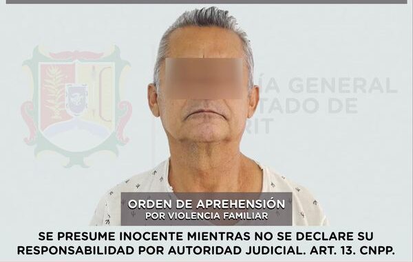 CAPTURADO EN TEPIC POR VIOLENCIA FAMILIAR.