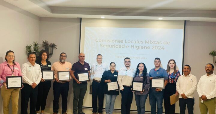 Organiza IMSS Nayarit curso de actualización en Seguridad e Higiene, para su personal de comisiones locales mixtas.