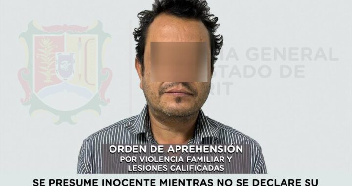 DETENIDO POR VIOLENCIA FAMILIAR Y LESIONES CALIFICADAS.