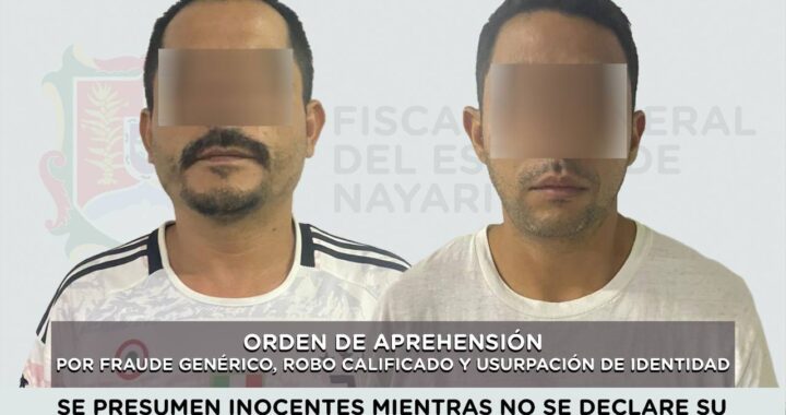 CAPTURADOS POR FRAUDE GENÉRICO, ROBO CALIFICADO Y USURPACIÓN DE IDENTIDAD.