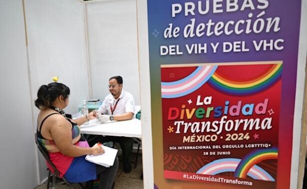 Aplica IMSS 803 pruebas de detección de VIH y de Hepatitis C durante XLVI Marcha del Orgullo LGBTTIQAP+.