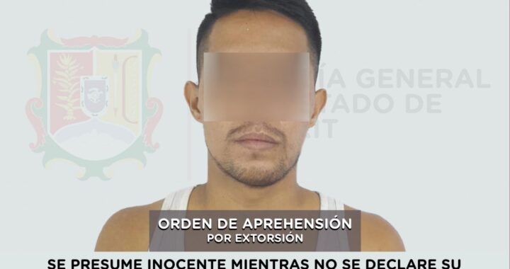 DETENIDO PRESUNTO RESPONSABLE DE EXTORSIÓN.