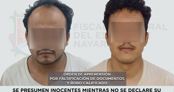 CAPTURADOS POR FALSIFICACIÓN DE DOCUMENTOS Y ROBO CALIFICADO.