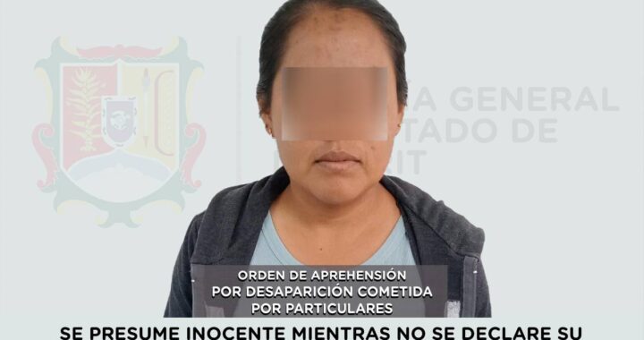 APREHENDIDA POR DESAPARICIÓN COMETIDA POR PARTICULARES.