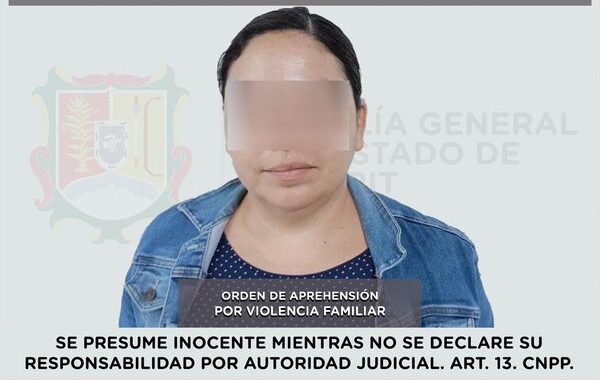 CAPTURADA PRESUNTA RESPONSABLE DE VIOLENCIA FAMILIAR.