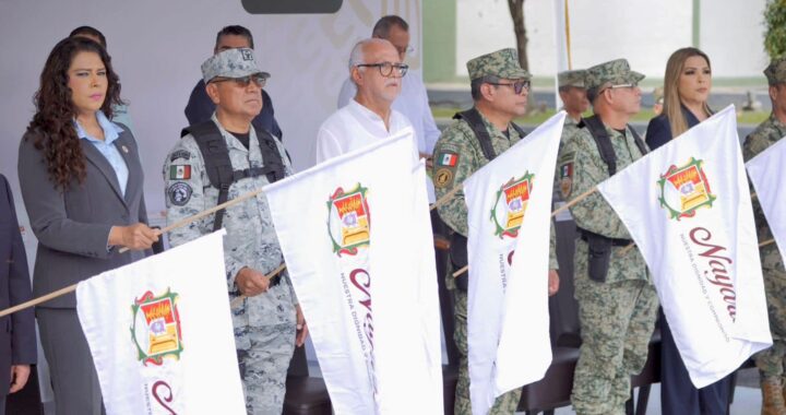 Sigue creciendo Nayarit en seguridad ; Miguel Ángel Navarro Quintero.