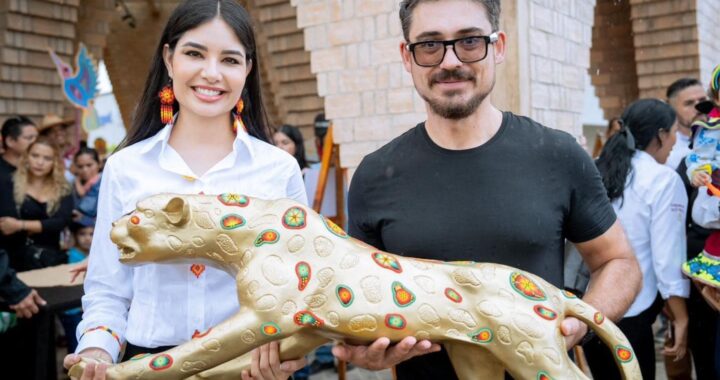 REITERA CLAUDIA SU APOYO A GERALDINE CON LIBRAMIENTO FERROVIARIO PARA SACAR LAS VÍAS DEL TREN DE TEPIC.