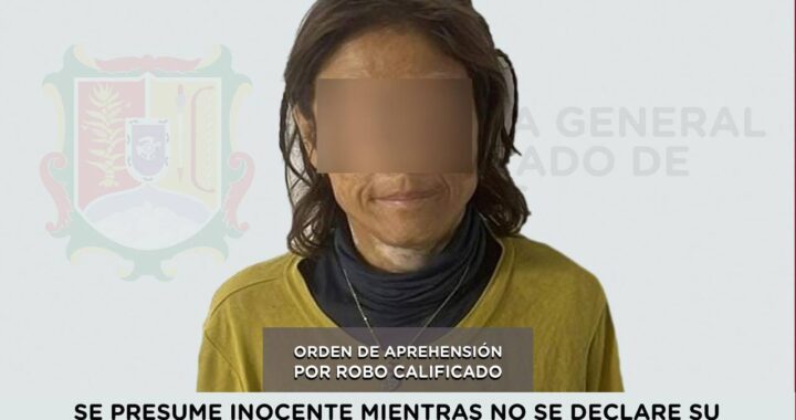 SE LE EJECUTA ORDEN DE APREHENSIÓN POR ROBO CALIFICADO.