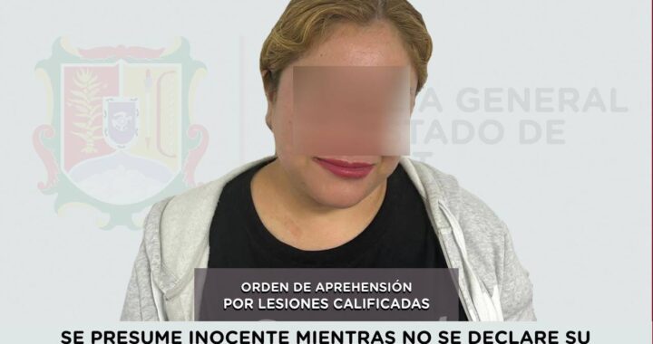 DETENIDA PRESUNTA RESPONSABLE DE LESIONES CALIFICADAS.