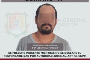 DETENIDO POR EJERCER VIOLENCIA FAMILIAR CONTRA UNA MUJER.