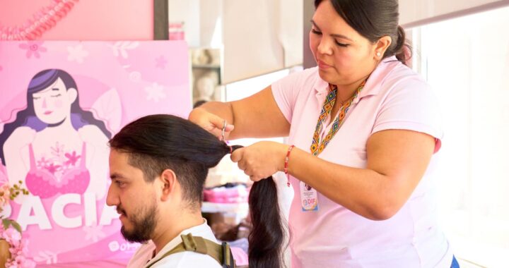 Nayaritas continúan sumándose a la campaña de donación de cabello del Sistema DIF Nayarit.