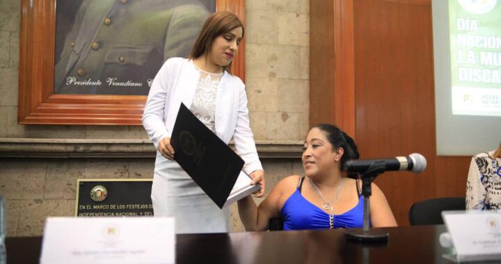 Conmemora Congreso el Día Nacional de la Mujer con Discapacidad.