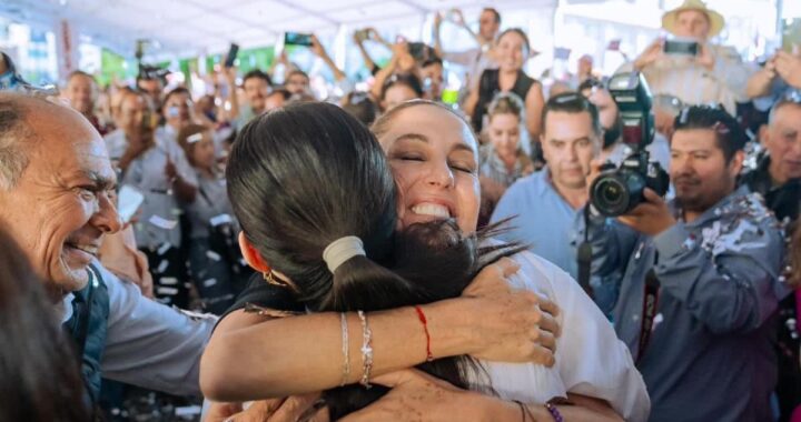 Geraldine felicita a Claudia Sheinbaum por tomar protesta como presidenta de México.