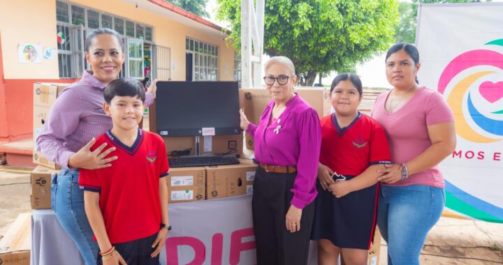 Fortalece Beatriz Estrada el aprendizaje escolar de la niñez nayarita.