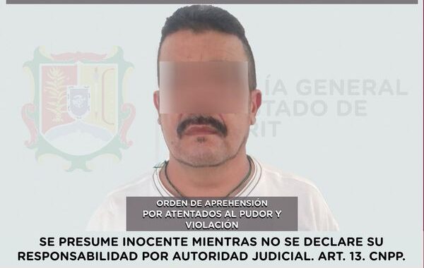 SE LE CUMPLIMENTA ORDEN DE APREHENSIÓN POR ATENTADOS AL PUDOR Y VIOLACIÓN.