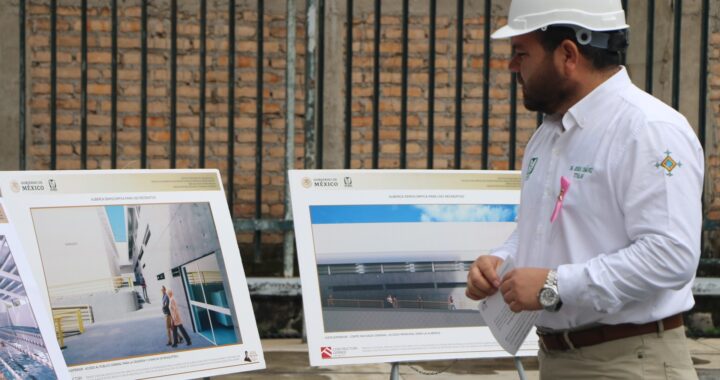 Inicia obra de construcción de alberca semiolímpica en el Centro de Seguridad Social del IMSS, en Tepic.