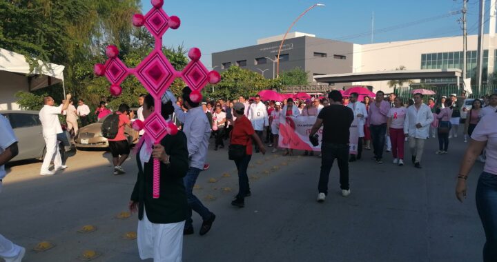 Promueve HGZ No. 33 del IMSS Nayarit la sensibilización y prevención contra el cáncer de mama.