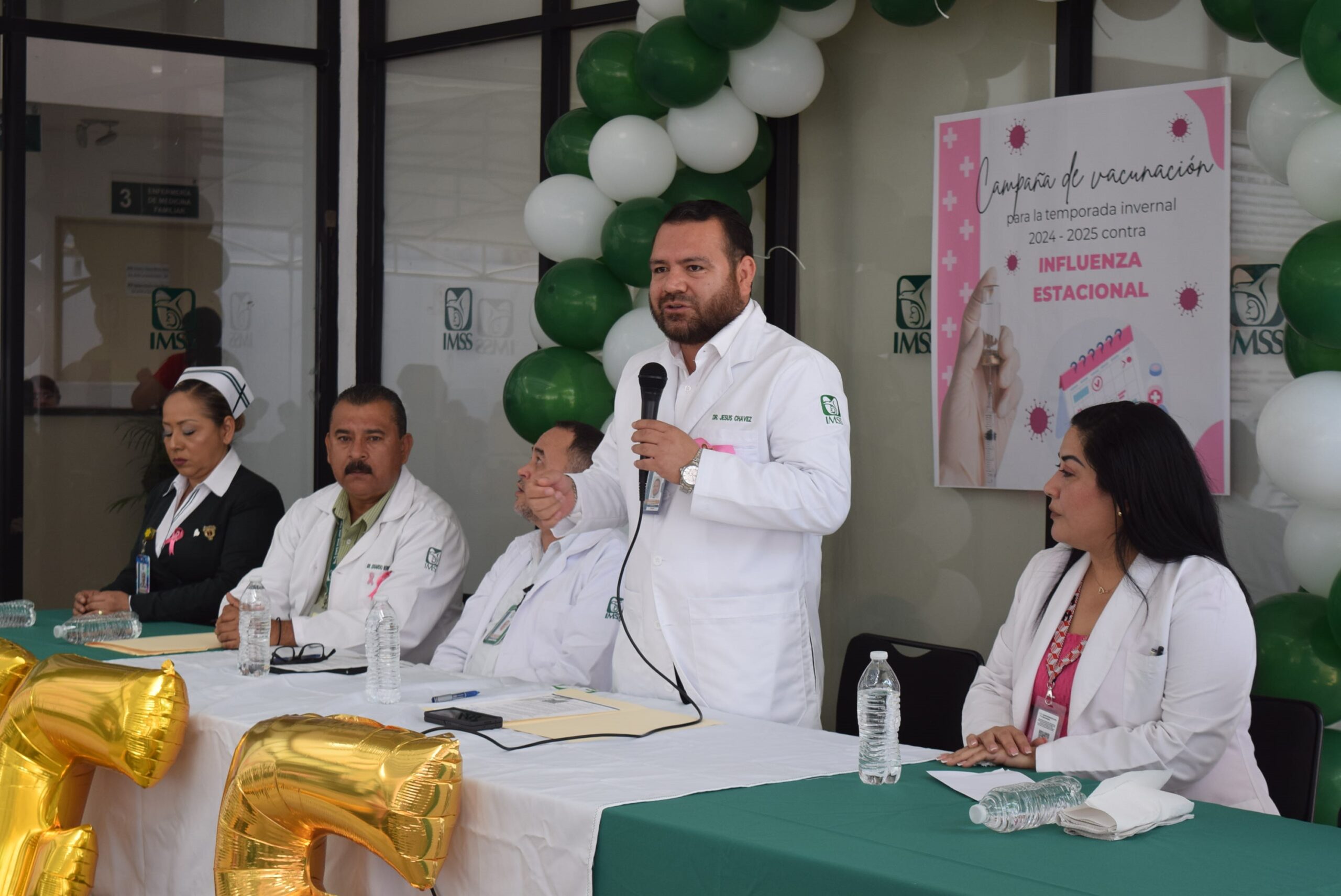 Inició IMSS Nayarit Campaña Nacional de Vacunación para la Temporada Invernal 2024-2025.