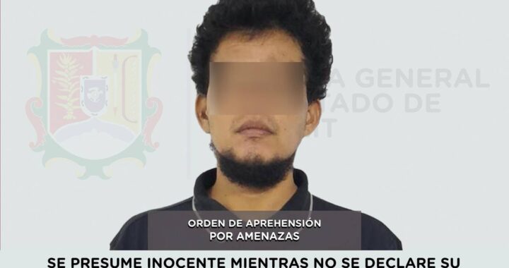 DETENIDO POR AMENAZAS CONTRA UNA MUJER.