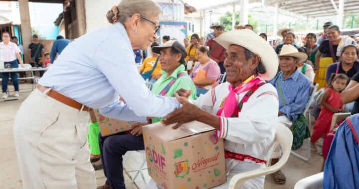 Beatriz Estrada fortalece la nutrición de 150 mil familias en todo Nayarit.