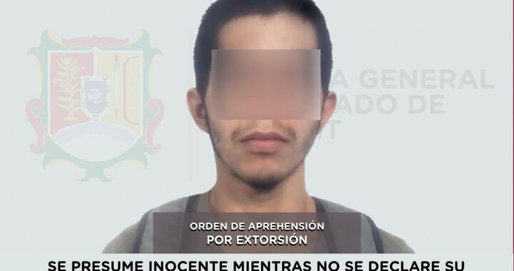 DETENIDO PROBABLE RESPONSABLE DE EXTORSIÓN.