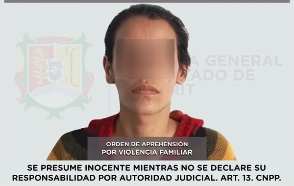 APREHENDIDA POR VIOLENCIA FAMILIAR EN AGRAVIO DE TRES NIÑOS.