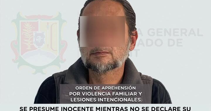 CAPTURADO POR VIOLENCIA FAMILIAR Y LESIONES INTENCIONALES.