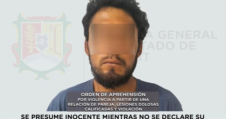 APREHENDIDO POR VIOLENCIA DE PAREJA, LESIONES DOLOSAS CALIFICADAS Y VIOLACIÓN.